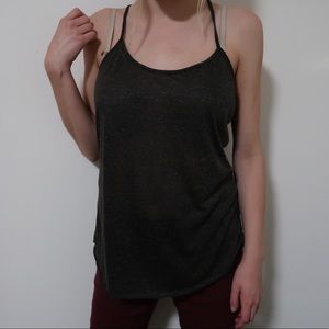 URBAN OUTFITTERS GRAY TANK👽☠️👟🕸🌪